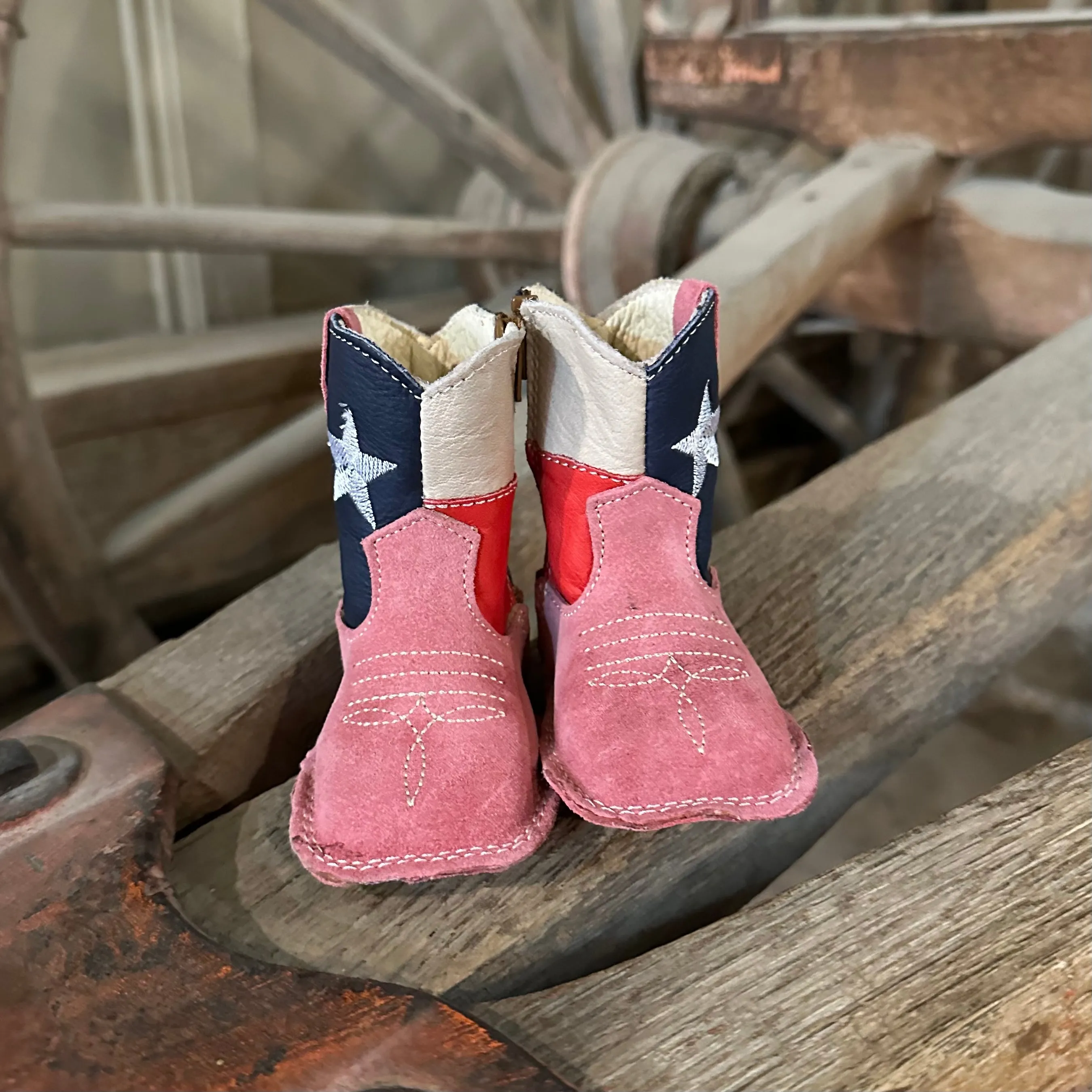 Booties Pink Lone Star 446