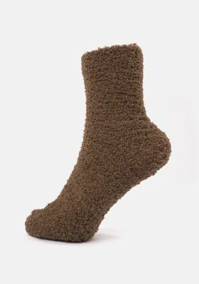 Chocolate Fluffy Socks