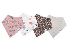 Copper Pearl - Bandana Bib (4 pack) - Zella