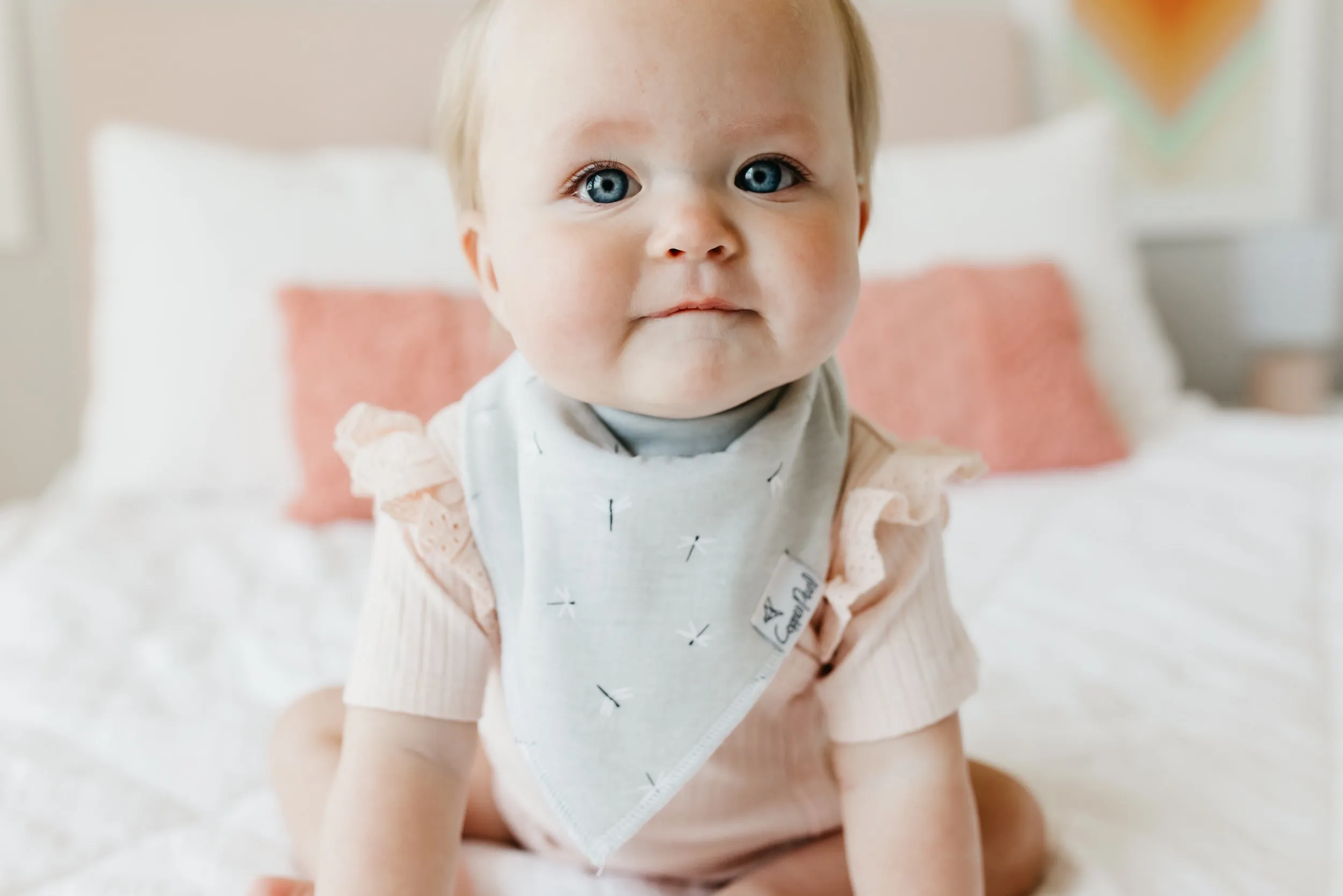 Copper Pearl - Bandana Bib (4 pack) - Zella
