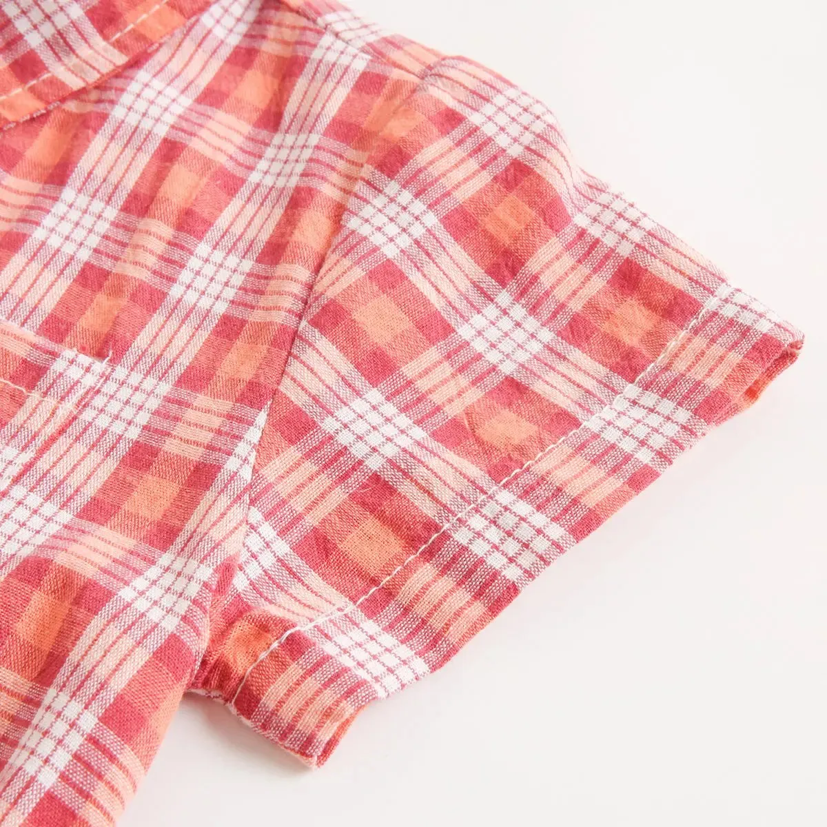 Cotton Baby Boys Bodysuits Fashion Newborn Clothes for Baby Boy Short Sleeve Summer Baby Clothing Plaid