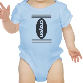 Crayon Baby Sky Blue Bodysuit