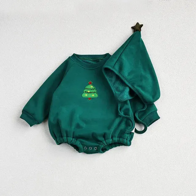 CuddleJoy Christmas Baby Bodysuits