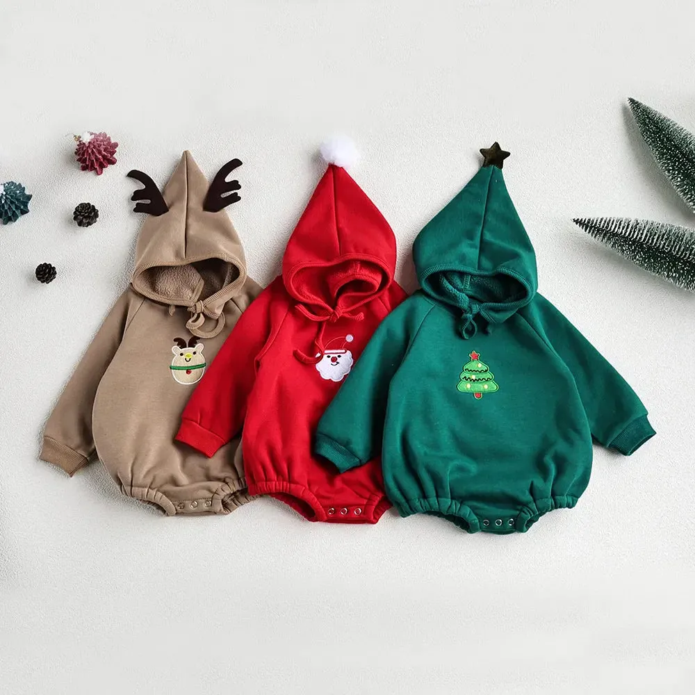 CuddleJoy Christmas Baby Bodysuits