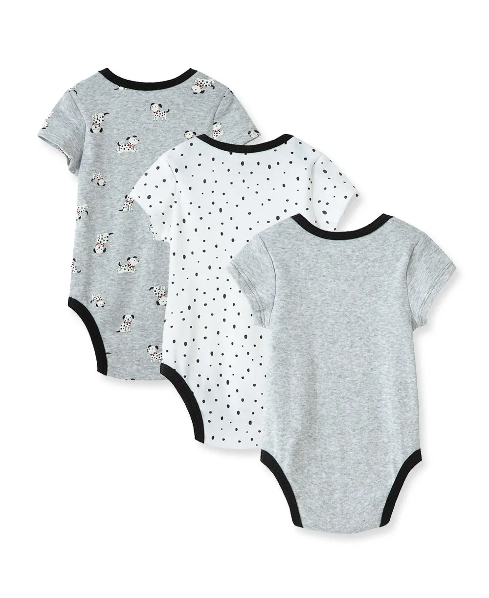 Dalmatian 3-Pack Bodysuits