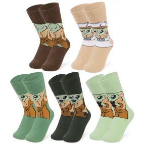Disney The Mandalorian Fluffy Socks for Women & Teenagers -  5 Pack