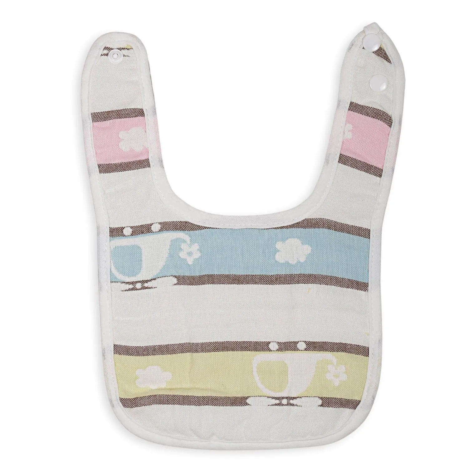 Feeding Bibs Pack Of 3 Printed Multicolour