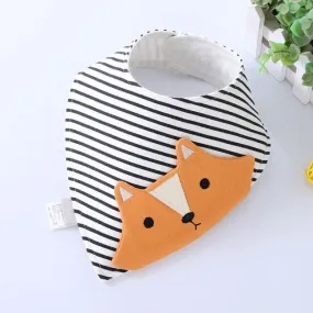 Fox Cotton Baby Bib
