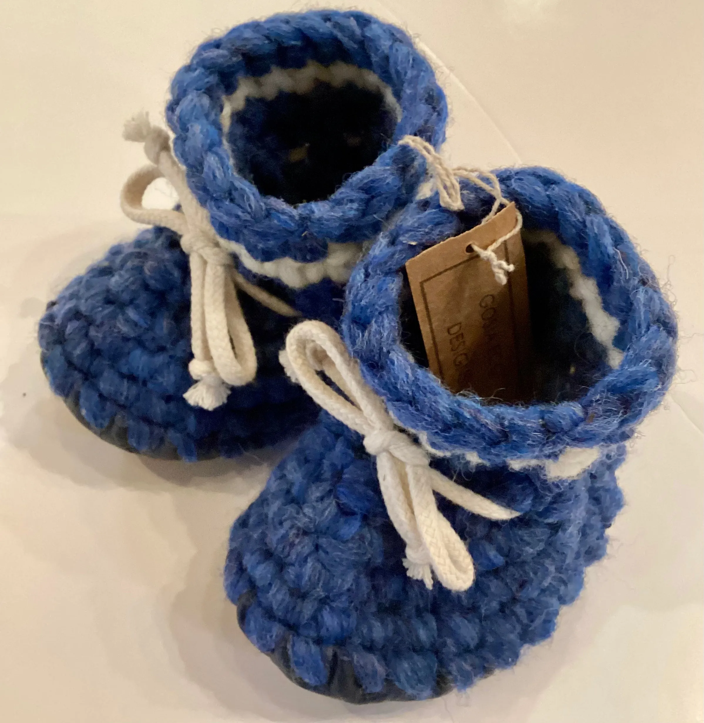 GE1-1665 Knit Toddler Booties