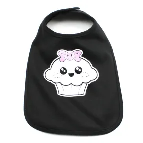 Girl Punk Cupcake Baby Soft Cotton Bib