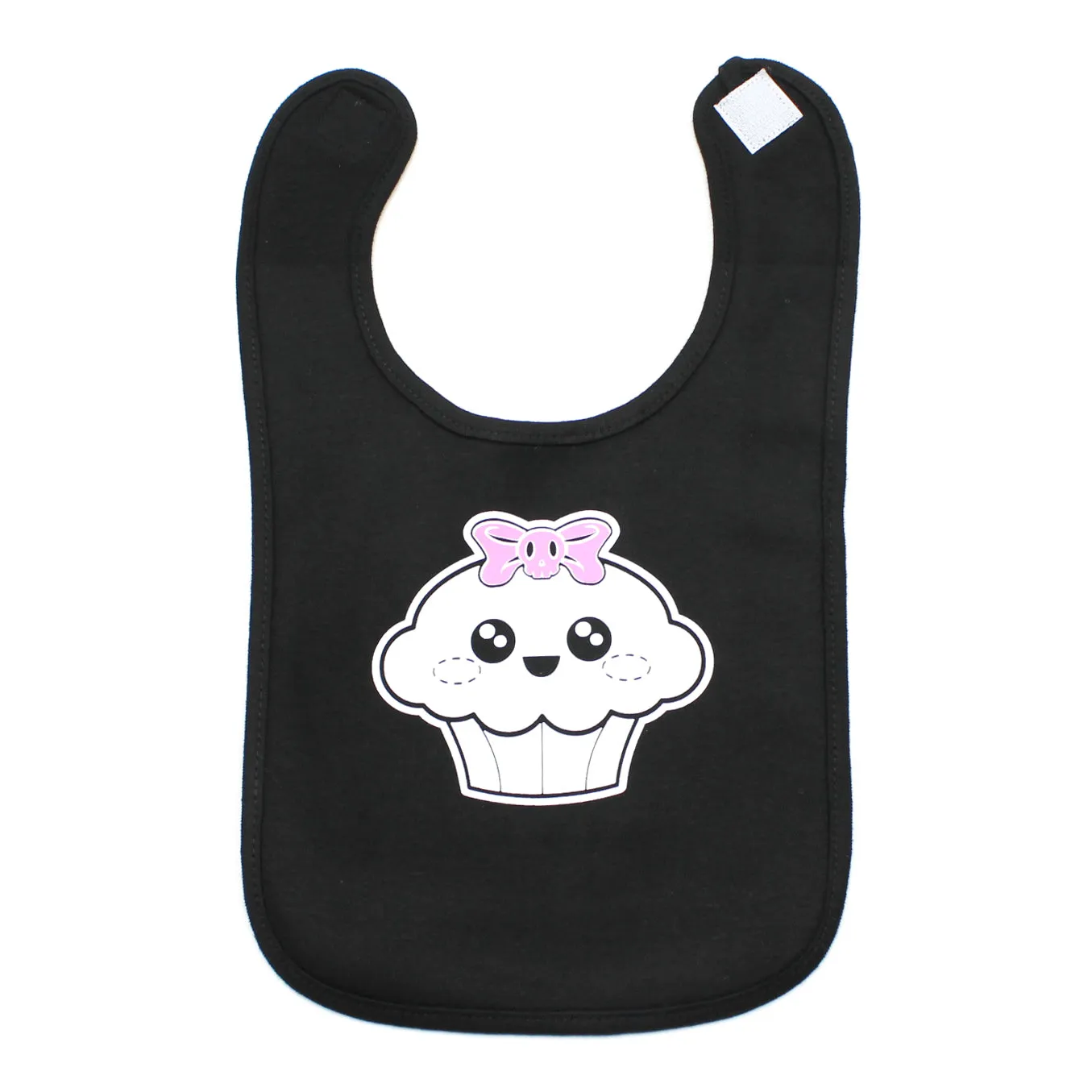 Girl Punk Cupcake Baby Soft Cotton Bib