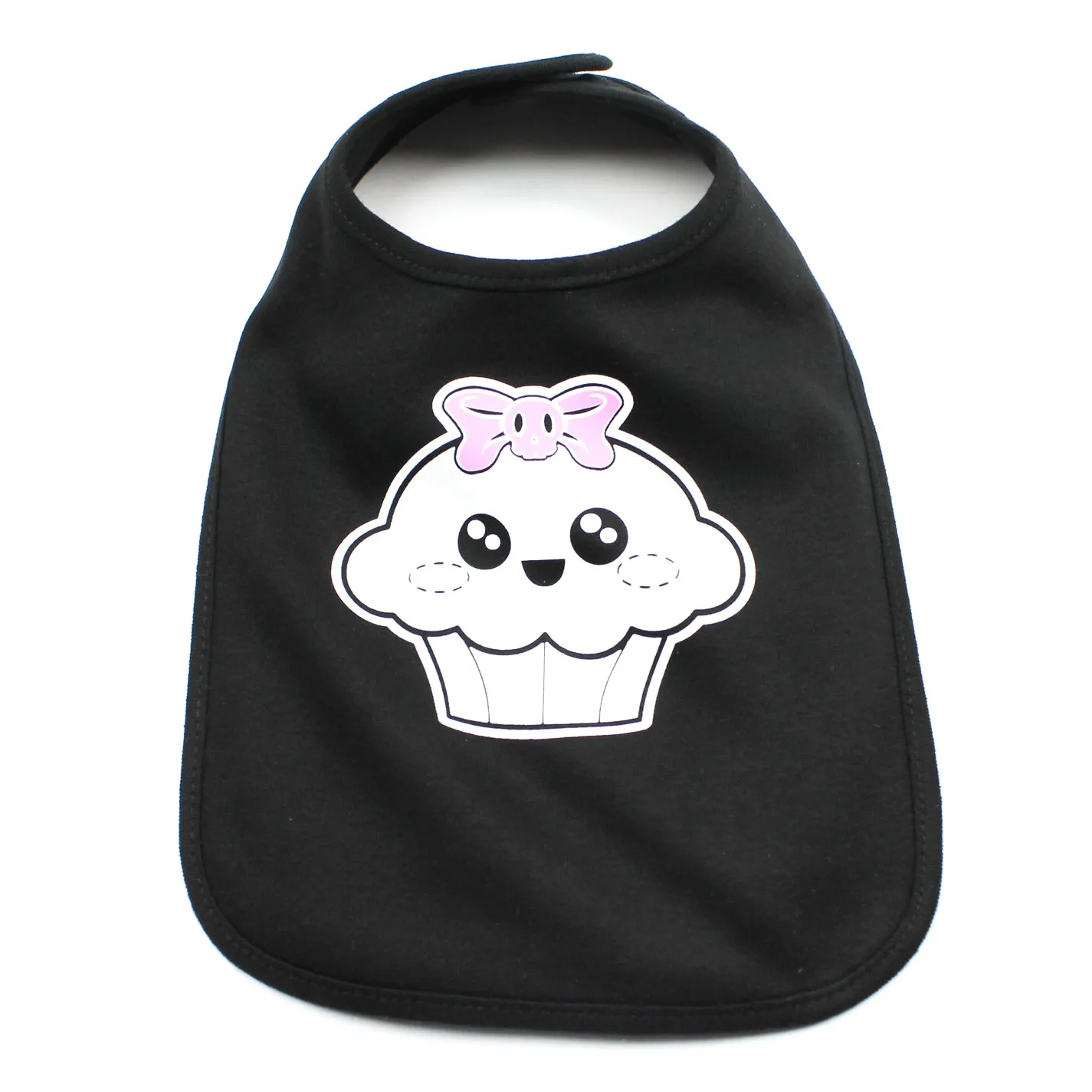 Girl Punk Cupcake Baby Soft Cotton Bib