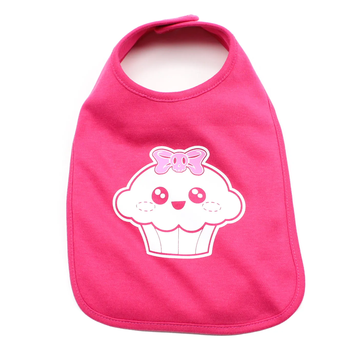 Girl Punk Cupcake Baby Soft Cotton Bib