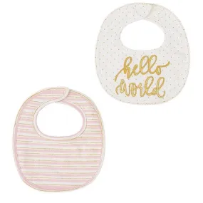 Hello World Bibs (Set of 2)