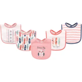 Hudson Baby Cotton Bibs, Owl