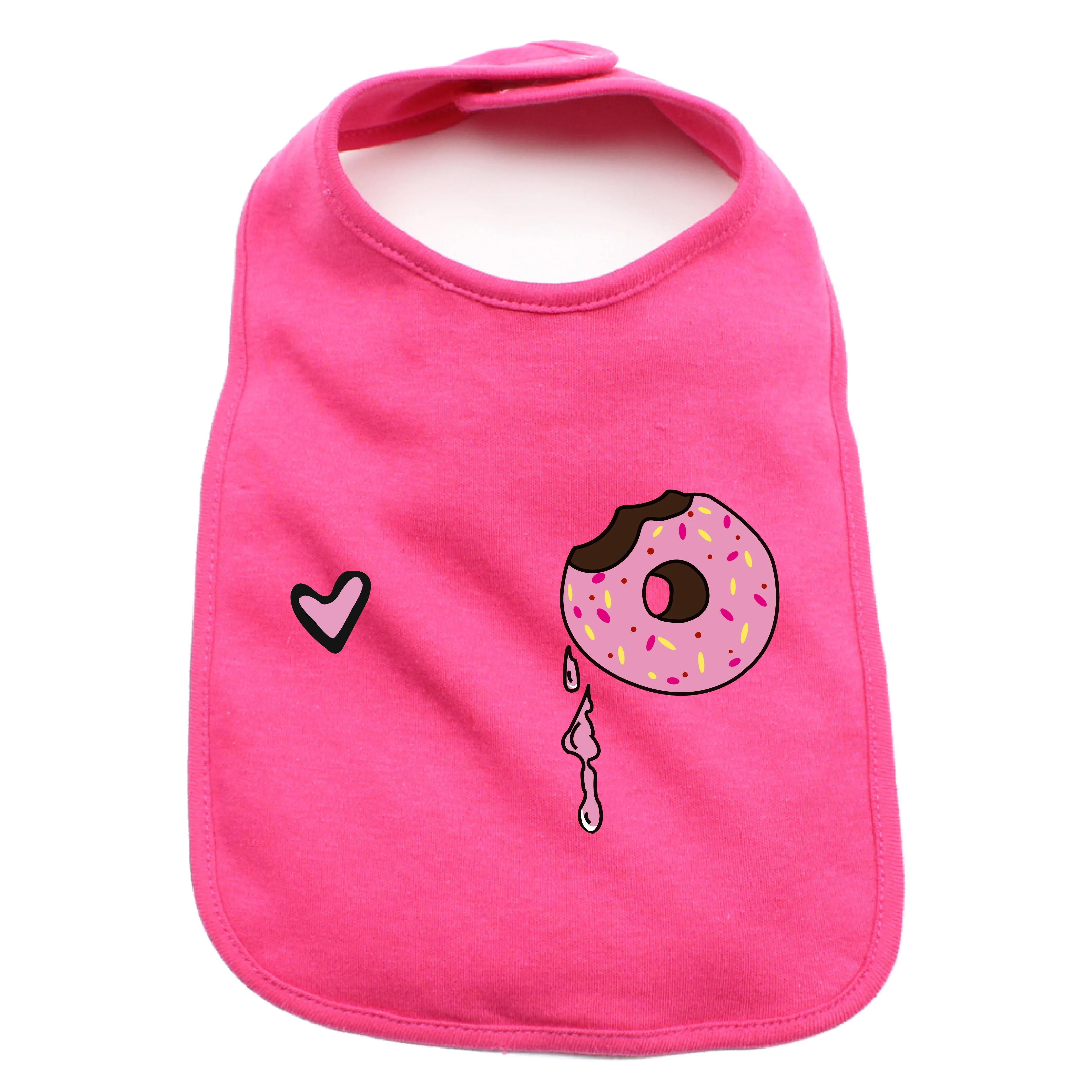 I Love Donut SPK 100% Cotton Unisex Baby Bib