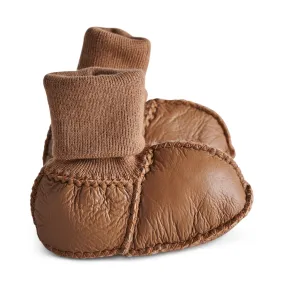 KIP & CO BABY BOOTIES: BISCUIT
