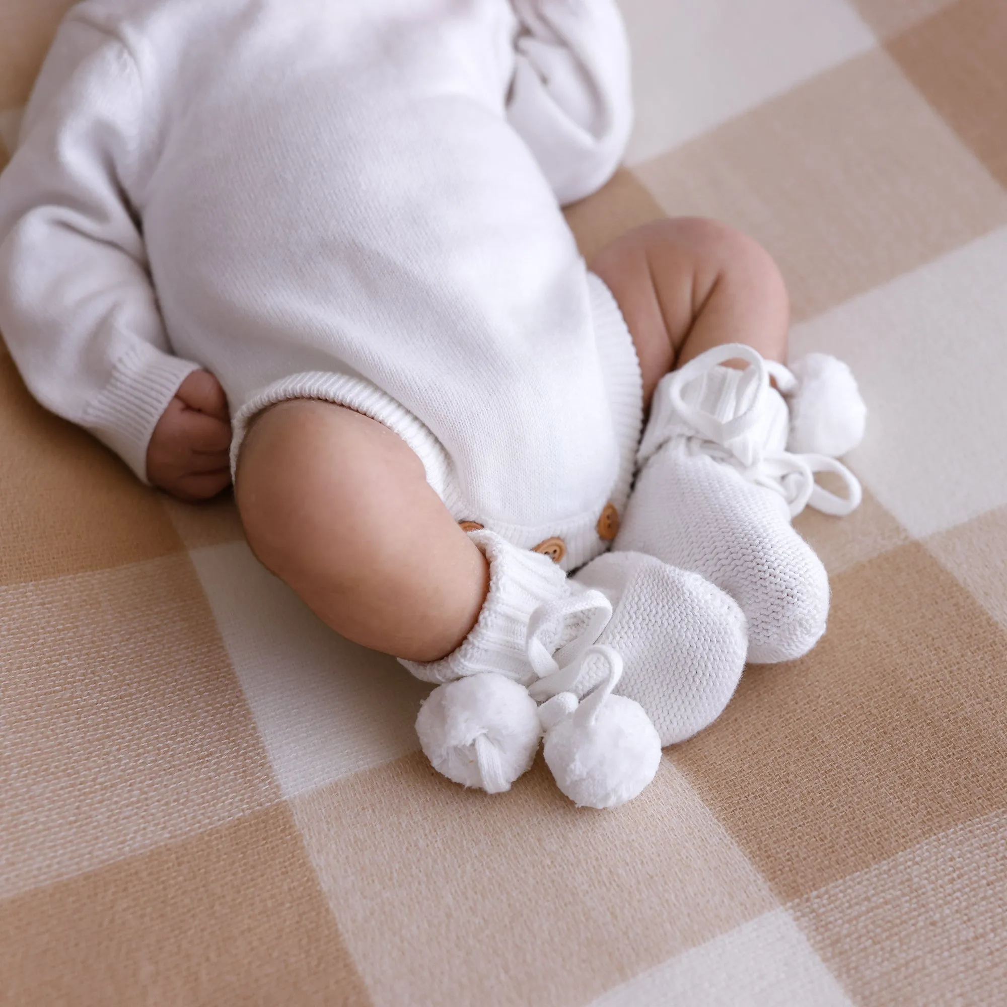 Knitted Baby Booties