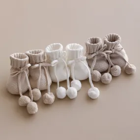 Knitted Baby Booties