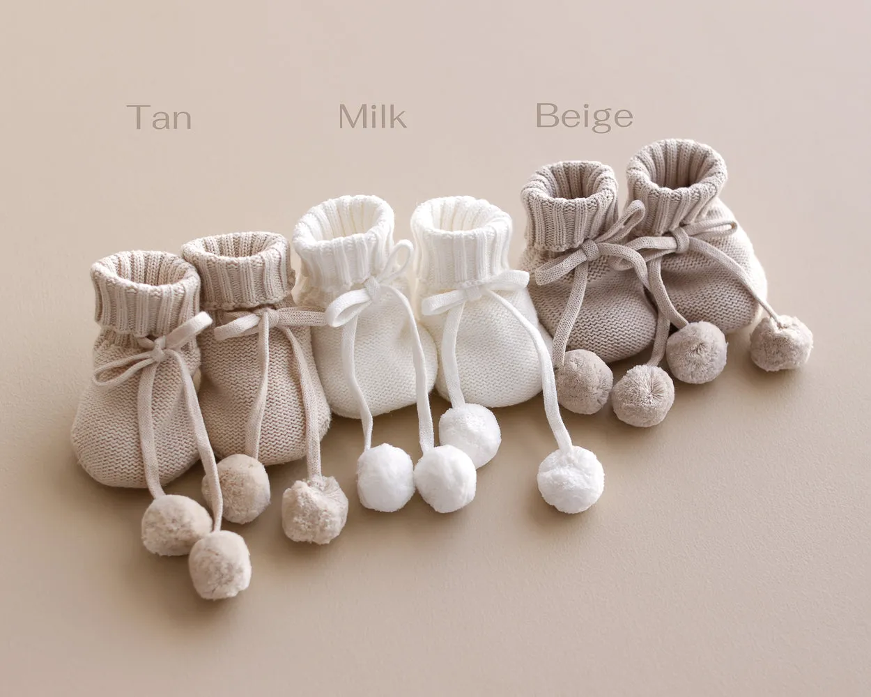 Knitted Baby Booties