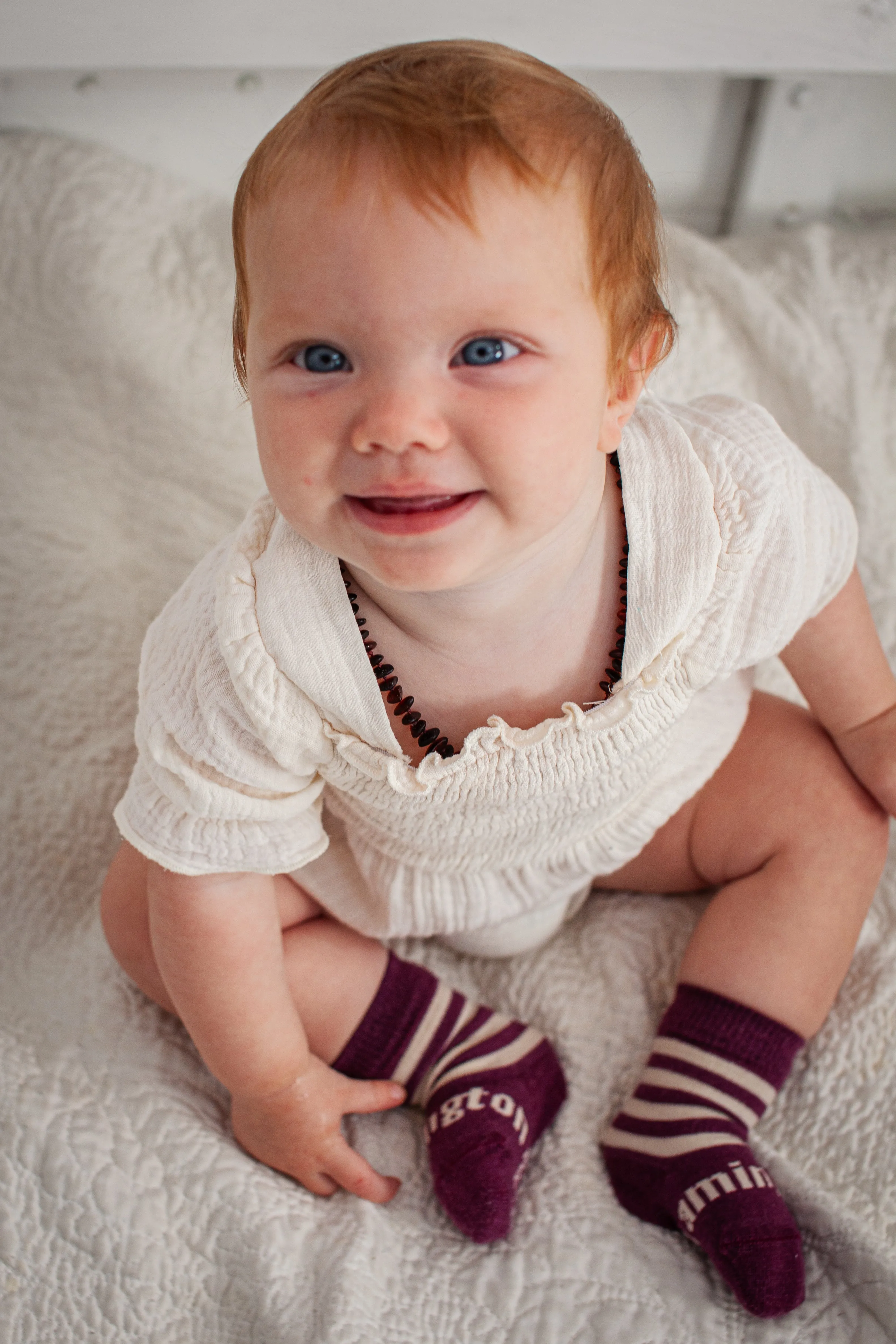 Lamington Crew Socks - Plum