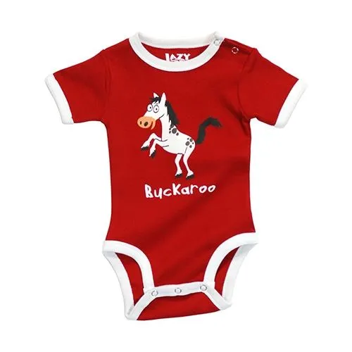 LazyOne Unisex Buckaroo Babygrow Vest