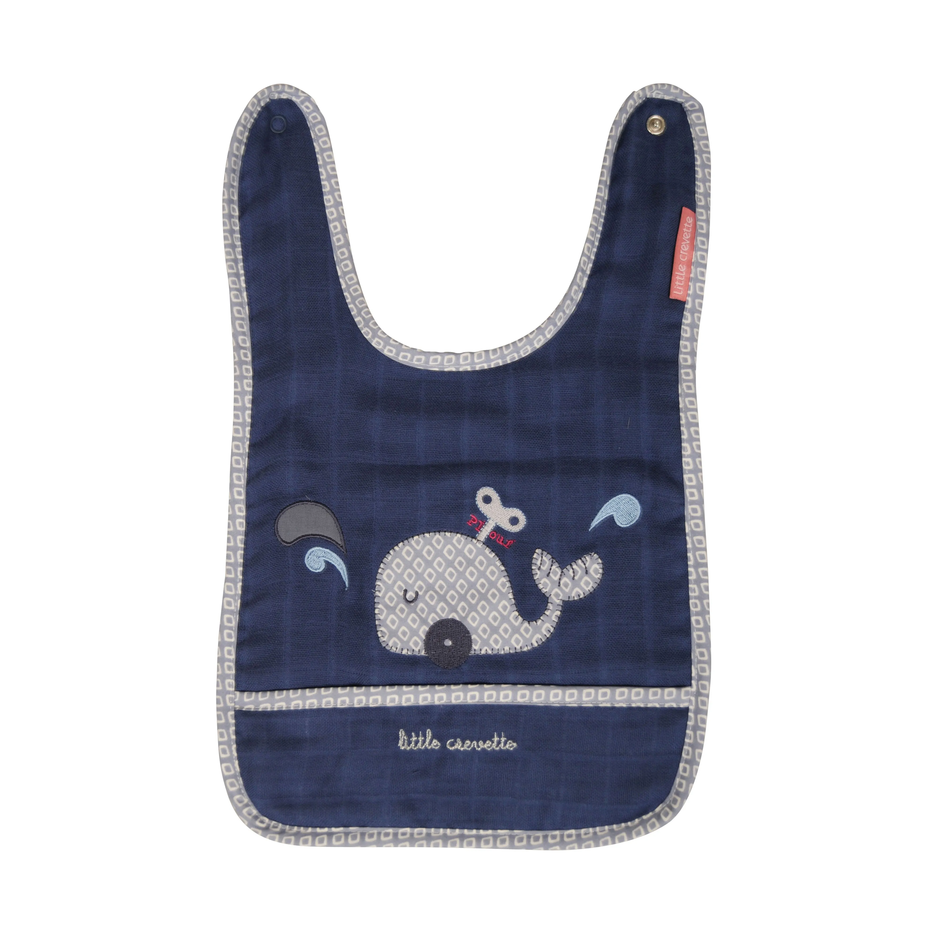 Little Crevette Bib Baleine