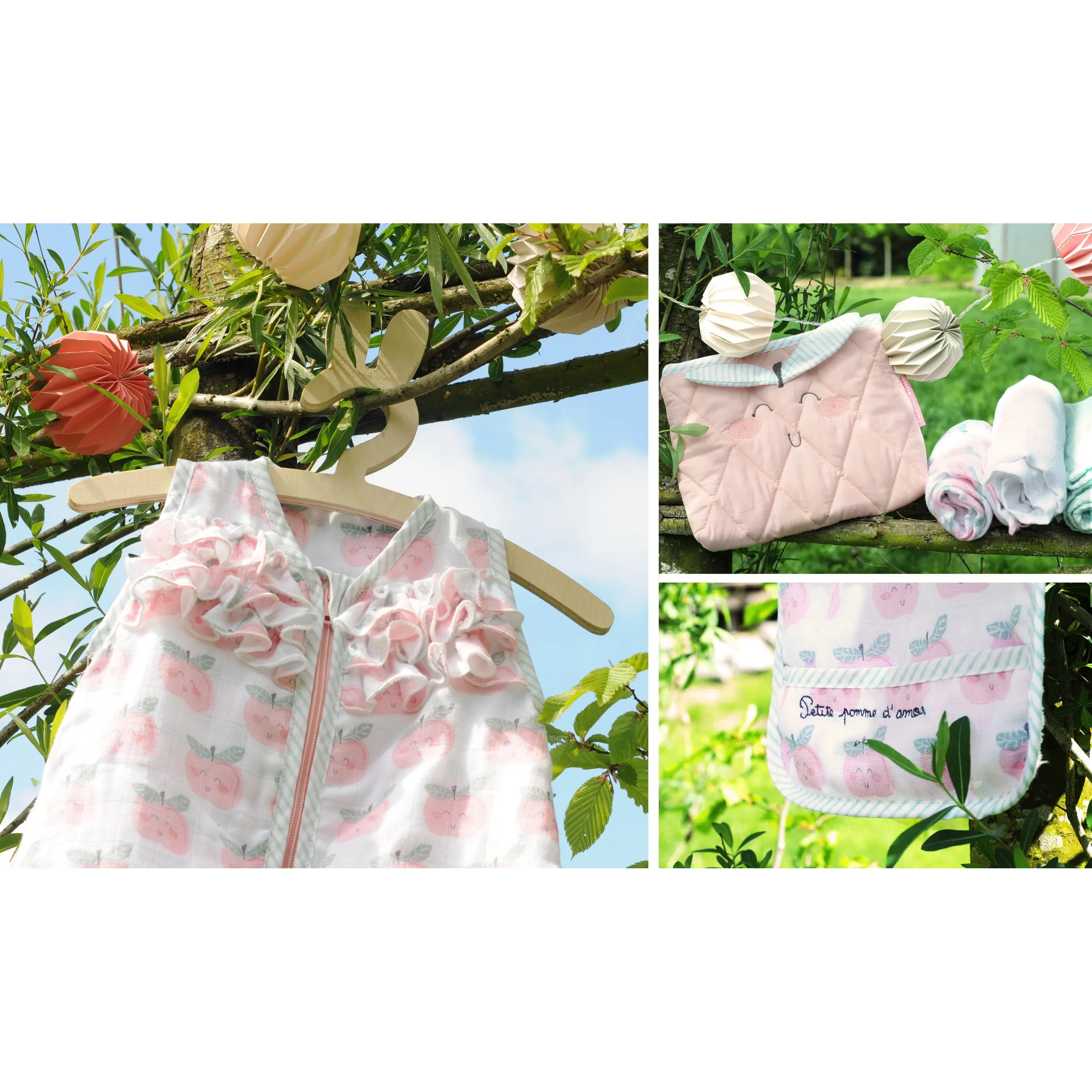 Little Crevette Bib Pomme D Amour