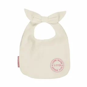 Little Crevette Small Bib Tampon Rose