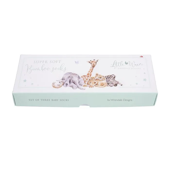 Little Paws Baby Socks Gift Set - Little Wren Collection by Wrendale