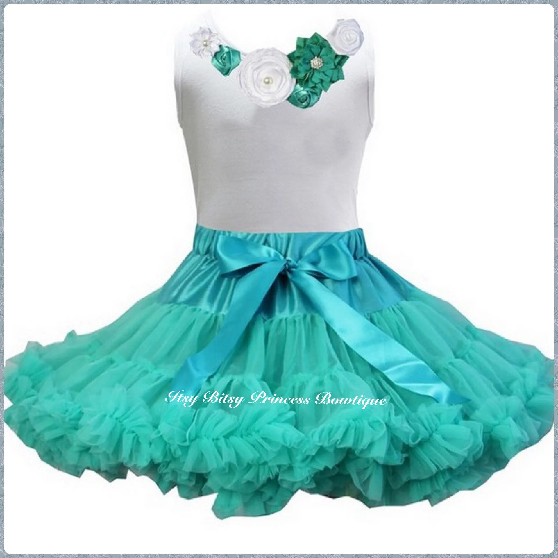 Lucite Green Baby Pettiskirt