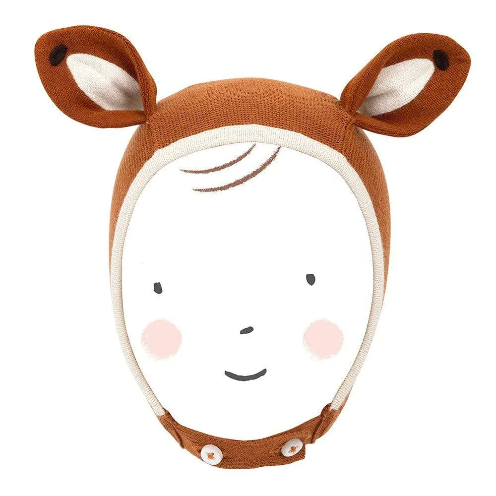 Meri Meri Fox Baby Bonnet and Booties Set S3036