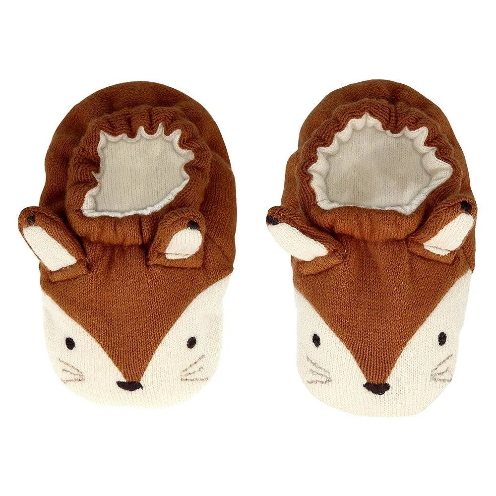 Meri Meri Fox Baby Bonnet and Booties Set S3036