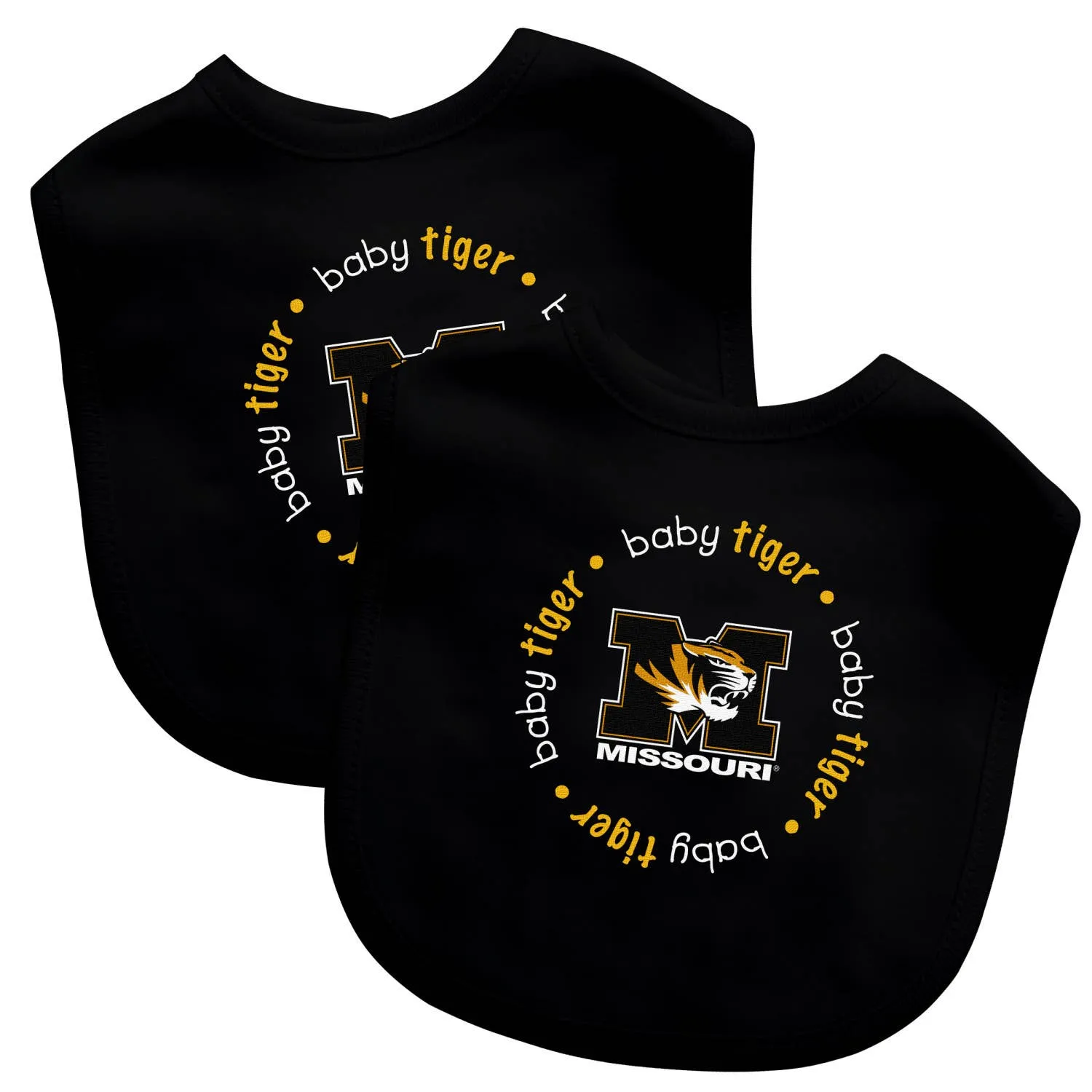 Missouri Tigers NCAA Baby Bibs 2-Pack