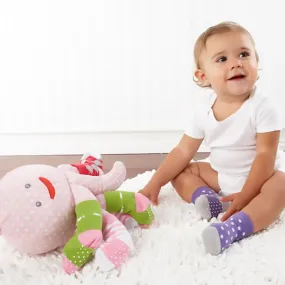 Mrs. Sock T. Pus Plush Plus Octopus with 4 Pairs of Socks (Pink)