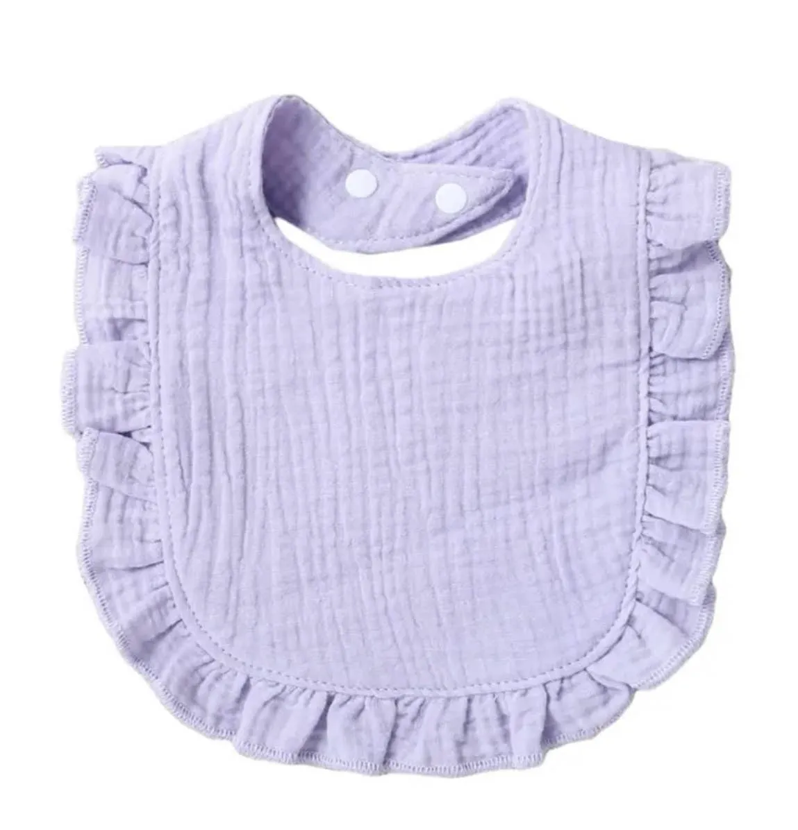 Muslin Ruffle Bib