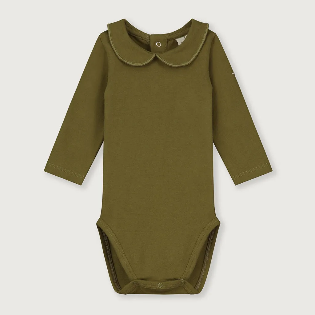Onesie Collar Olive Green