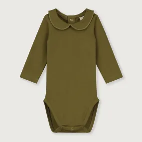 Onesie Collar Olive Green