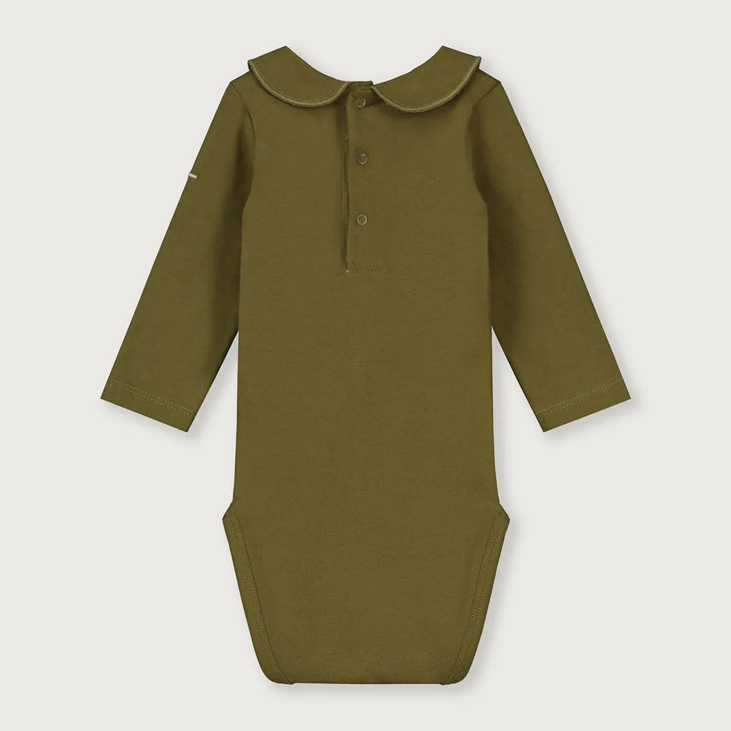 Onesie Collar Olive Green