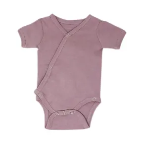 Organic Short-Sleeve Kimono Bodysuits