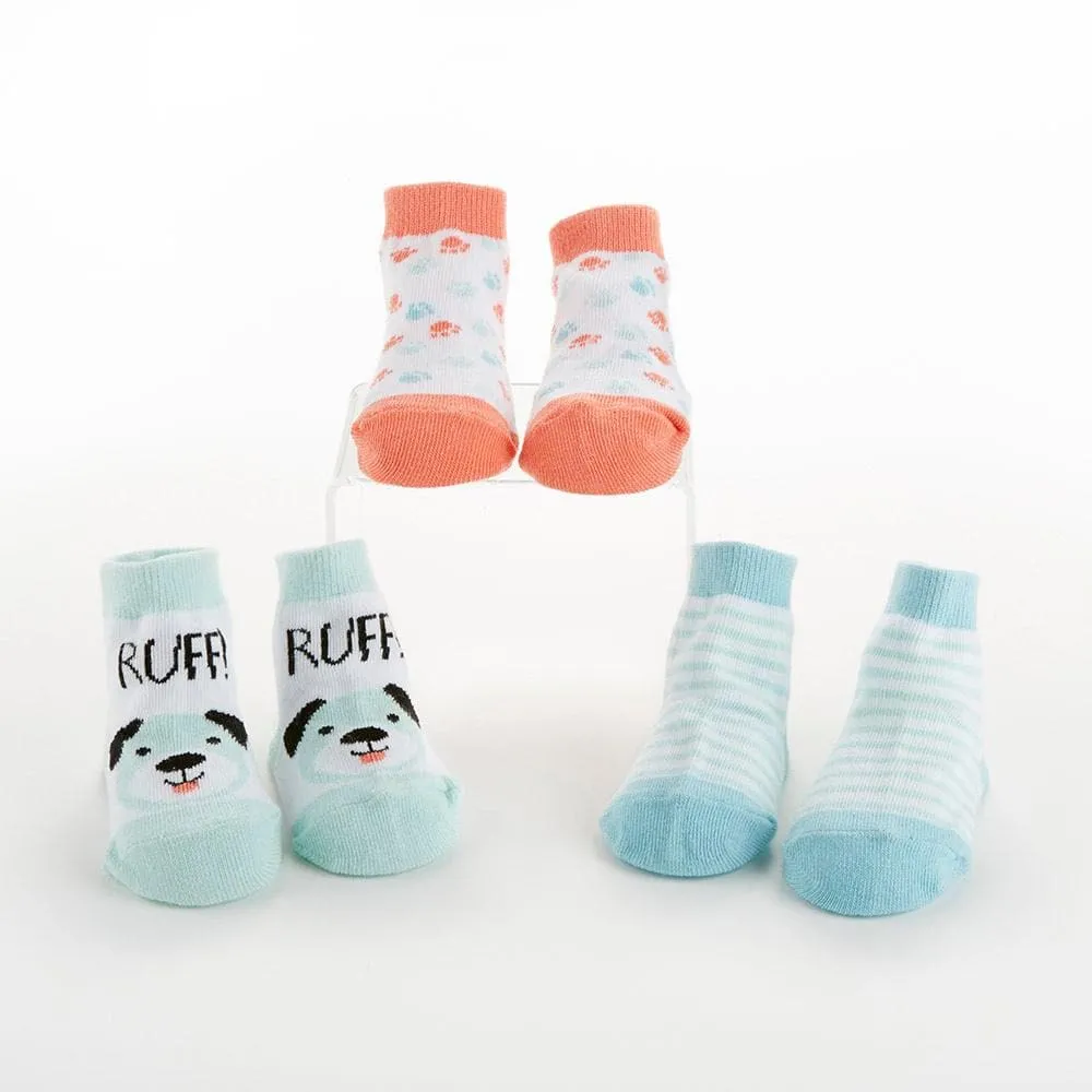 Parker the Puppy Plush Plus Socks for Baby
