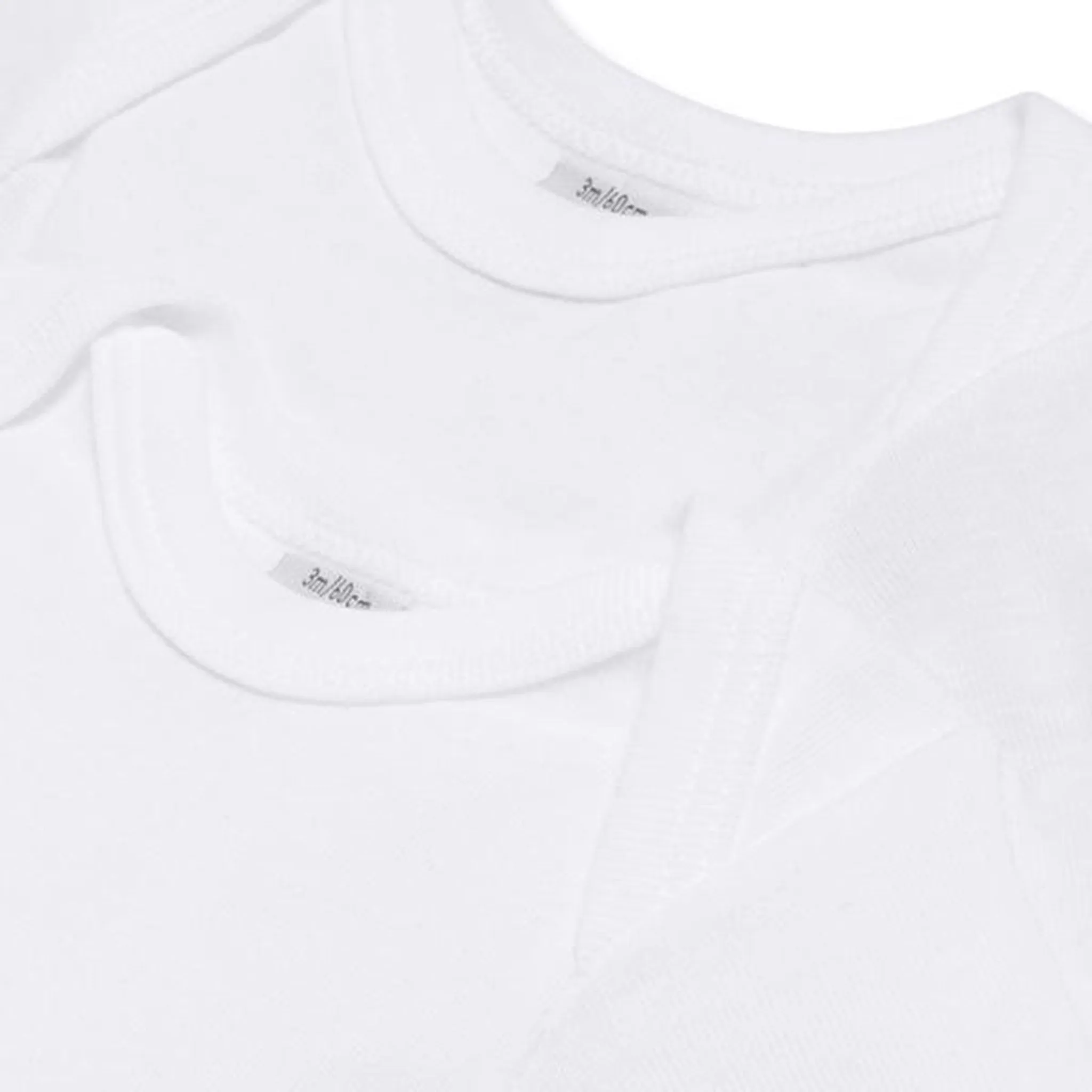 Petit Bateau Lot 2 Bodies ML White