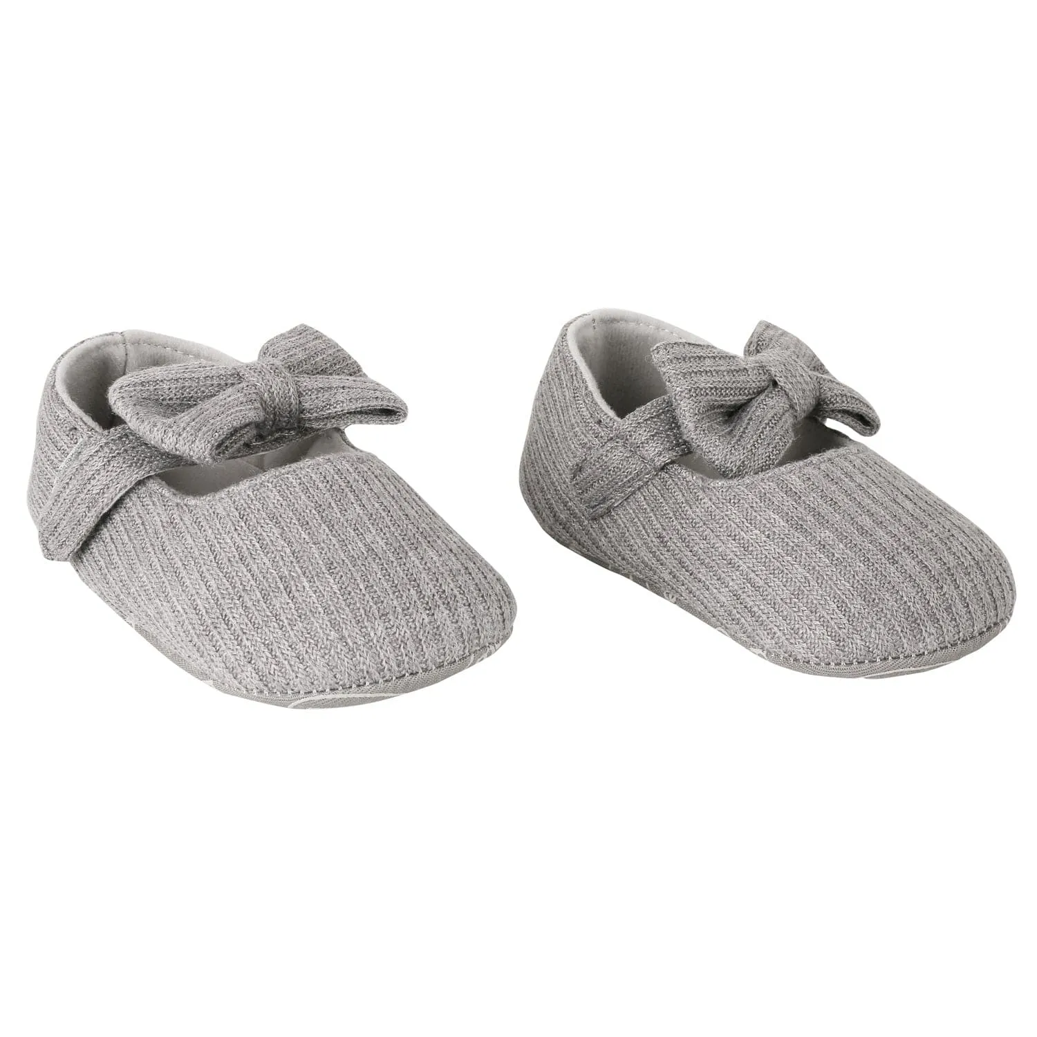 Pretty Bow Grey Booties