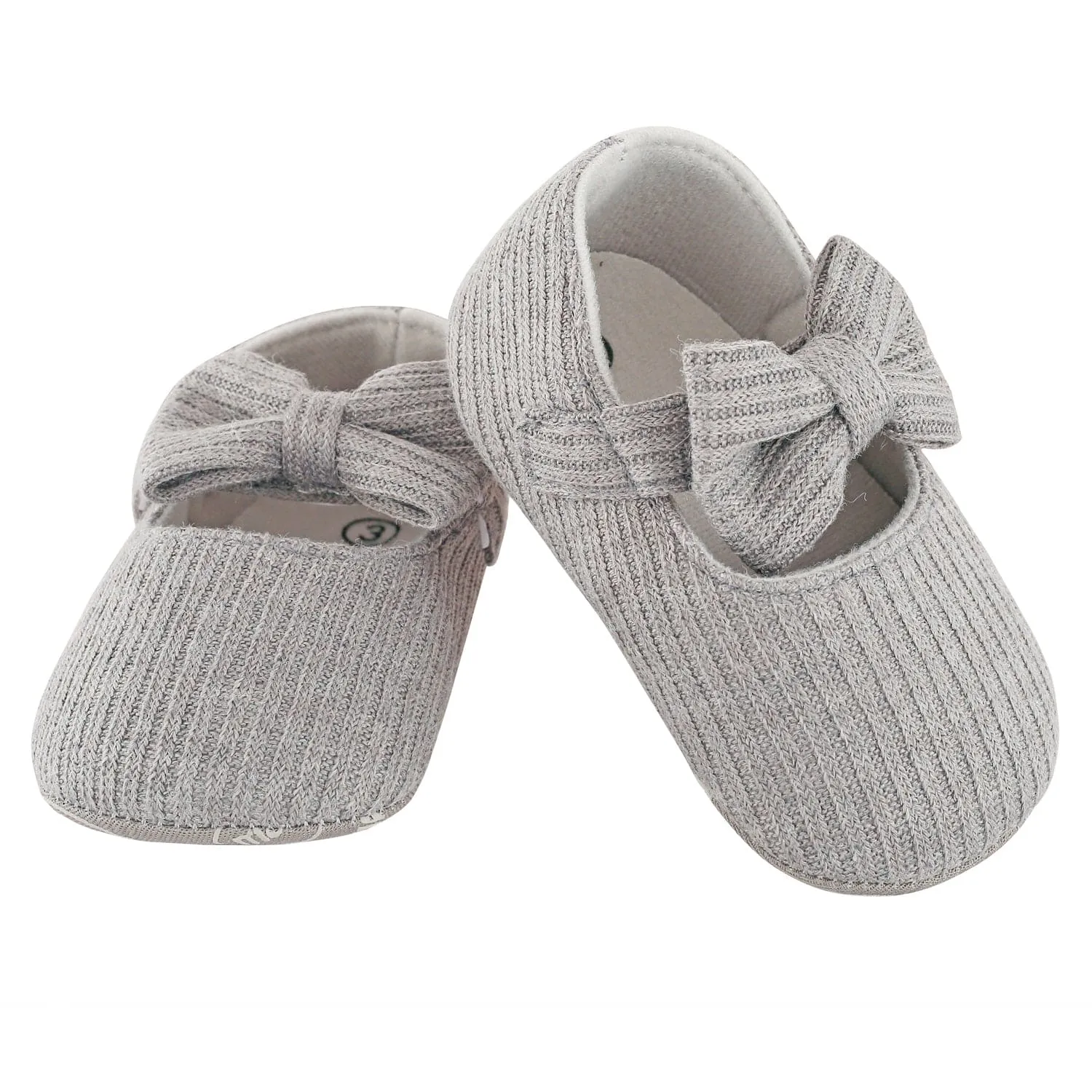 Pretty Bow Grey Booties
