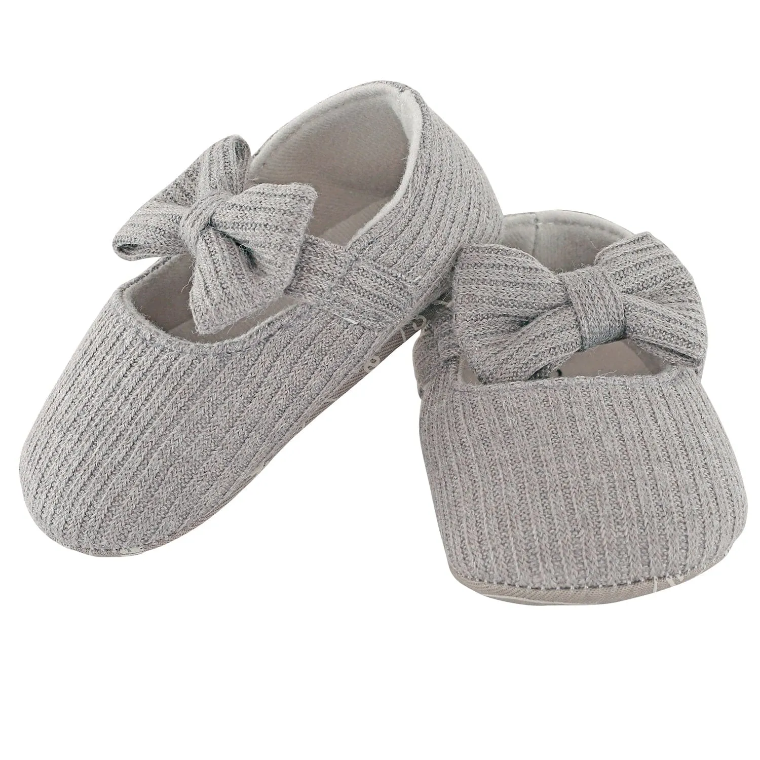 Pretty Bow Grey Booties