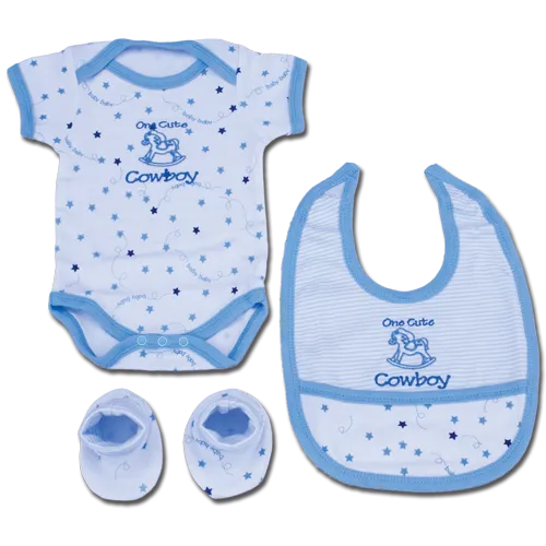 "One Cute Cowboy"  Baby  Set