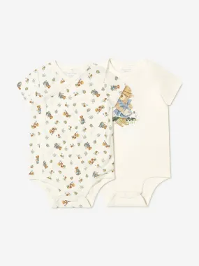 Ralph Lauren Baby Girls Bear Bodysuits Gift Set in Ivory