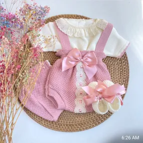 Ranita in Ivory & Old Rose