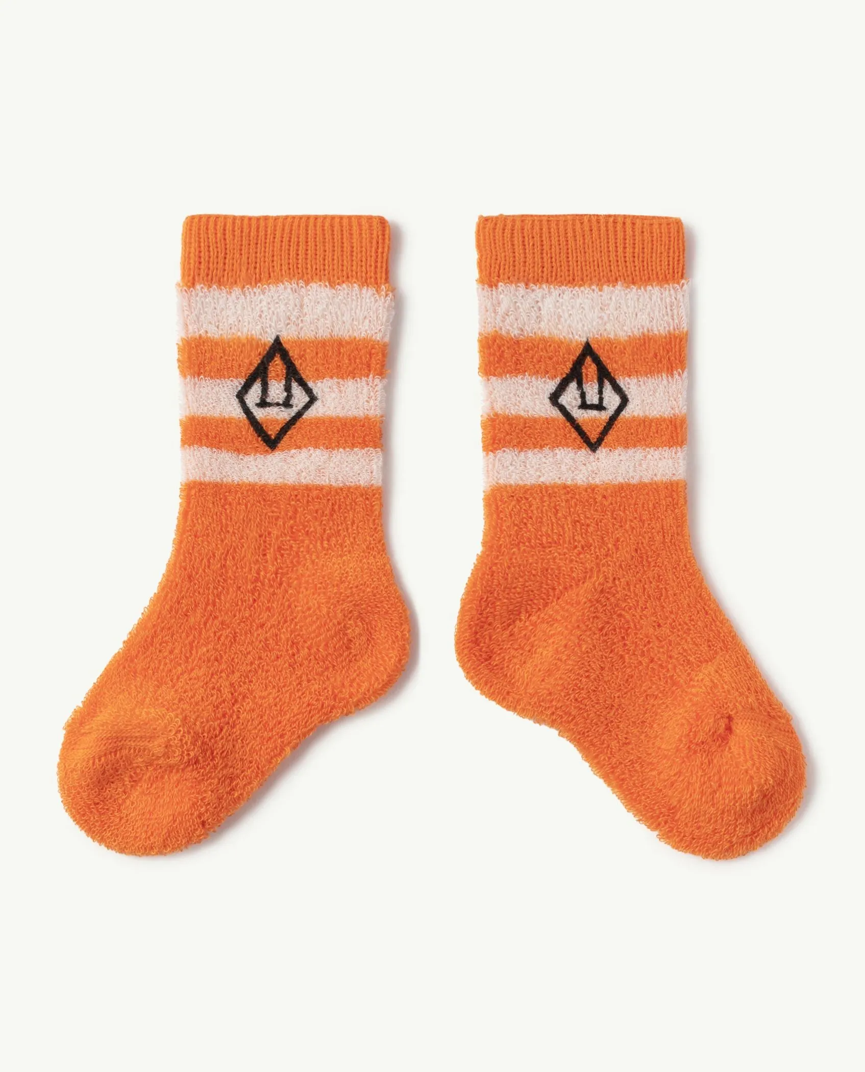 Skunk Baby Socks - Orange Logo