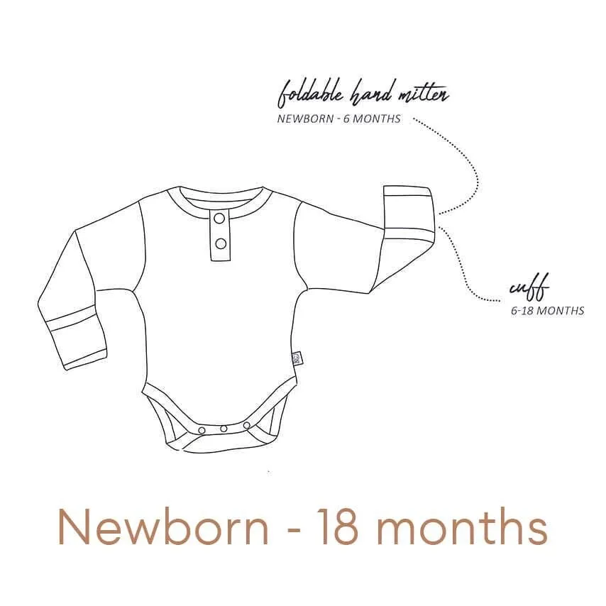 Snuggle Hunny - Organic Long Sleeve Bodysuit - Lion